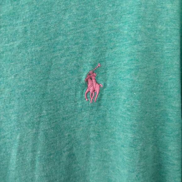 Polo Ralph Lauren Classic Fit Crewneck T-Shirt Cotton in Green, Large - Picture 3 of 5